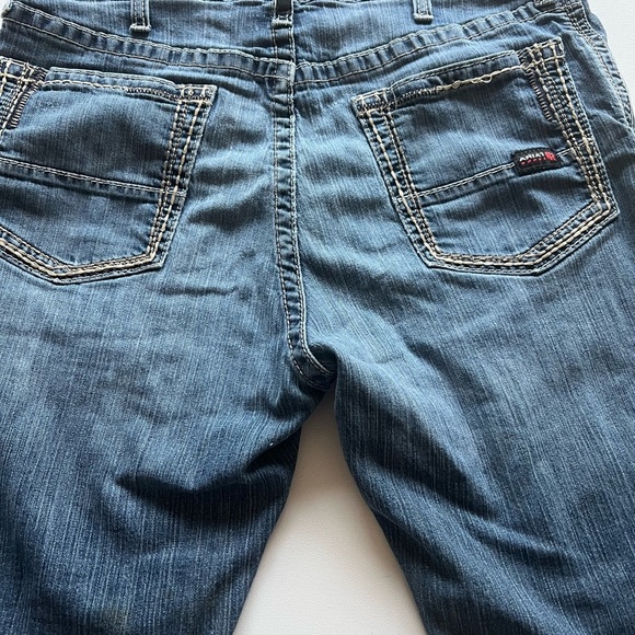Ariat M4 Rebar FR Jean Shorts Mens 38x10 Low‎ Rise Cut Off Jorts (B5) - Picture 10 of 12